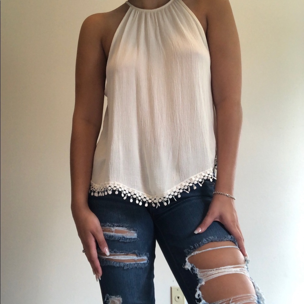 H&M cream tank